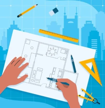 Réalisation de plans pour permis de construire