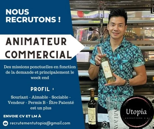 Animateur/trice Commercial
