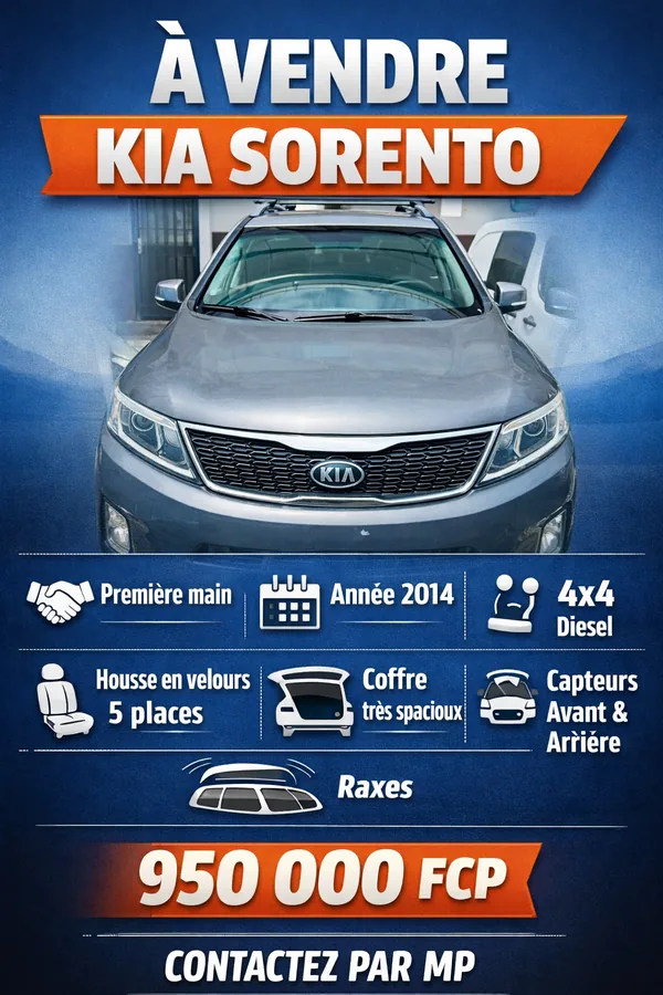 À vendre kia sorento