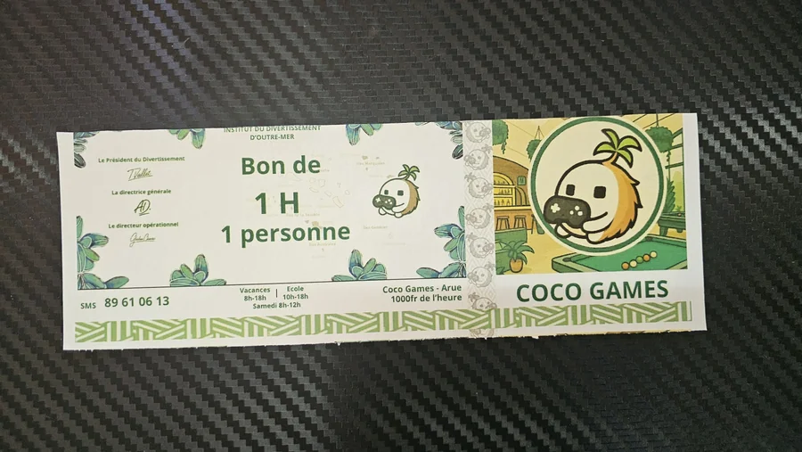 Calpins de 10 tickets à CocoGames