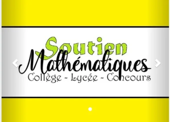 Cours de soutien en mathématiques