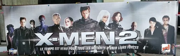 affiche XMEN2 plastifiée