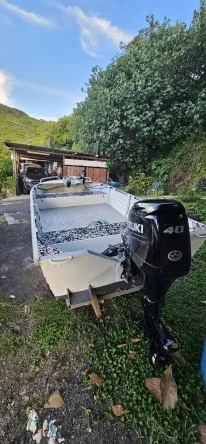 Vends bateau 14 Pieds avec moteur Suzuki 40cv et remorque
