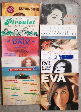 vinyles variés chanteuses