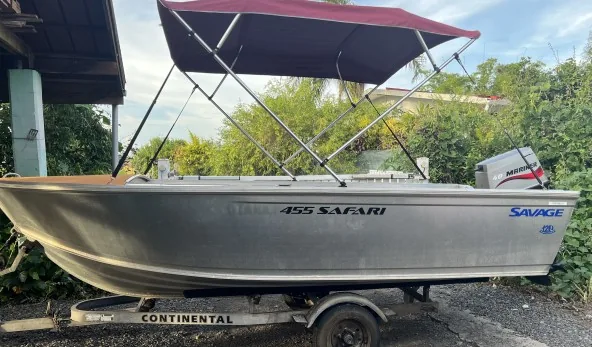 Bateau alu Savage 15 pieds
