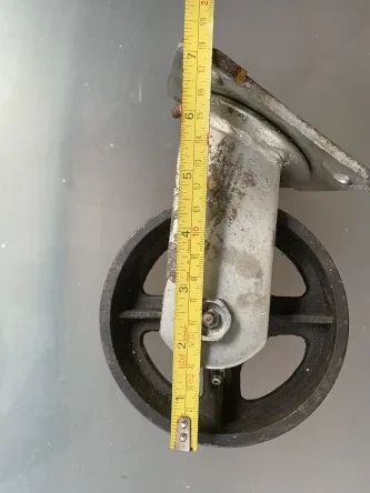 Vends roulettes acier graissage