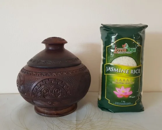 Umete en tahitien Marquisien bol avec son couvercle
