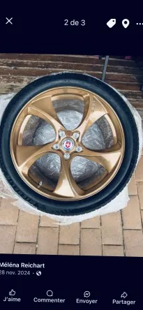 Vend jantes aluminium Forget neuf taille 21