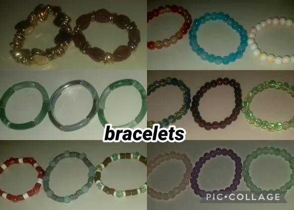 Vends bracelets fantaisie divers