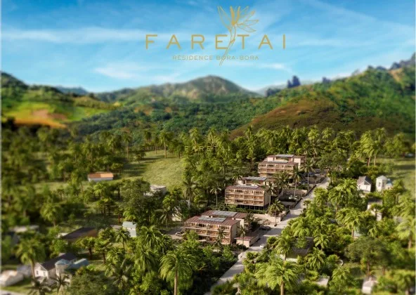 BORA BORA - Résidence FARETAI – Un emplacement exclusif et privilégié.