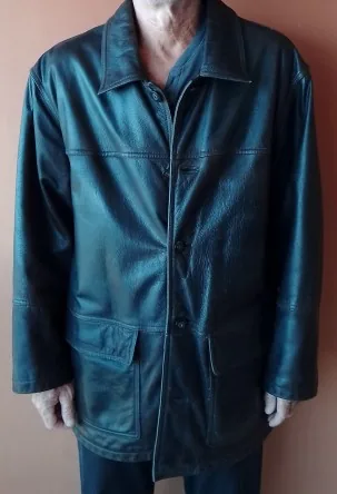 VESTE CUIR LAURENT CERRER