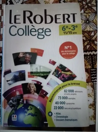 Dictionnaire Le Robert collège 6e/3e