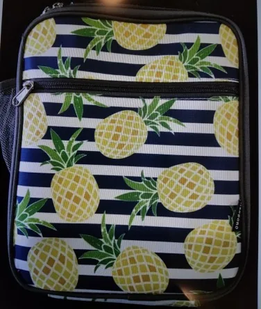 Sac isotherme ananas neuf 26x22x10 cms