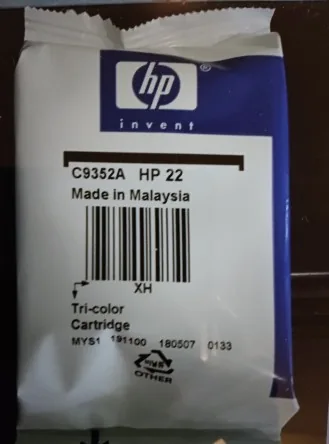 Cartouche encre HP22 couleur