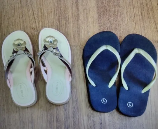 Lot chaussures T32,5+savates
