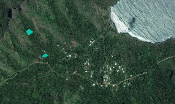 2 terrains rares entre montagne et océan (Aakapa / Hatihe’u) (vb) réf 1087
