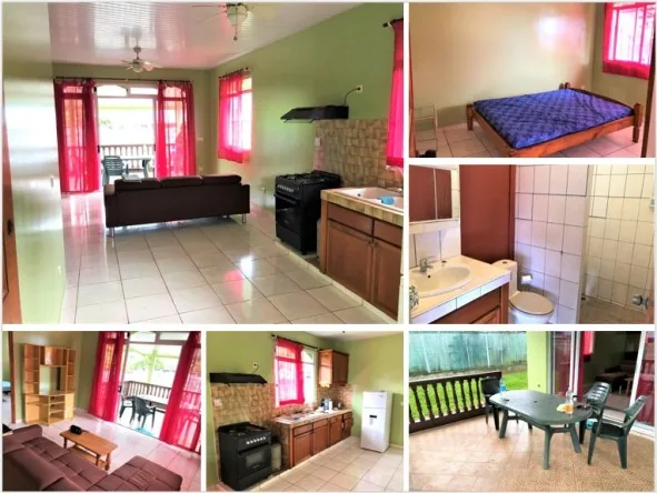 TARAVAO, A LOUER DANS RESIDENCE SECURISEE JOLIE MAISON DE 2 CH.