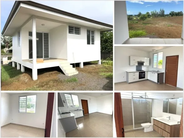 TARAVAO, A LOUER MAISON NEUVE 2 CH. NON MEUBLEE, QUARTIER CALME