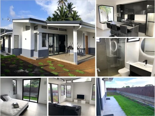TARAVAO, A LOUER, MAGNIFIQUE MAISON RECENTE 2CH, BELLES PRESTATIONS