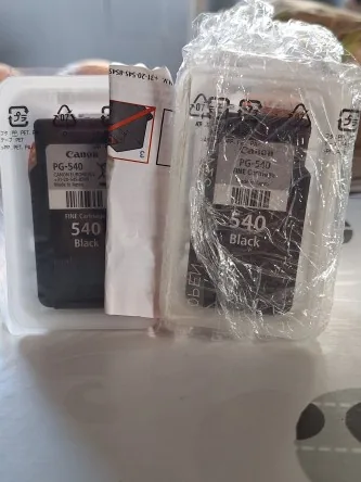 Lot de 2 cartouches d'encre noir 540 CANON