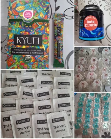 Échange un lot de sachet thé contre papaye ou pot de plante romarin/laurier