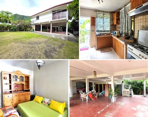 PAEA ... VENDS MAISON 145M² Hab., 2 CHAMBRES, TERRAIN 719M², FORT POTENTIEL