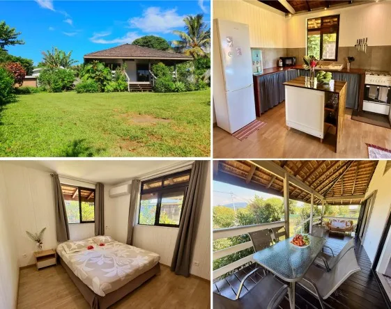 TARAVAO... VENDS MAISON 60M² Hab., 2 CHAMBRES, TERRAIN 815M²