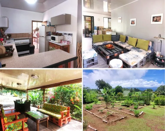 AFAAHITI/MARAEAPAI... VENDS MAISON 93.50M² Hab., 3 CHAMBRES, TERRAIN 1610M²
