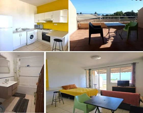 FAA'A ... VENDS STUDIO 37M², IDÉALEMENT SITUÉ, VUE MER