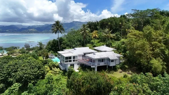 DOMAINE D’EXCEPTION AVEC VUE MER PANORAMIQUE – PRESQU'ÎLE DE TAHITI - VM22406